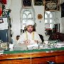 Равиль хазрат Гайнутдин в своем рабочем кабинете в историческом здании Московской Соборной мечети. Середина 1990-х