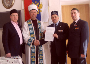 ДУМ РБ и организация ветеранов «Боевое братство» подписали соглашение о сотрудничестве. Фото http://vysotarb.ru