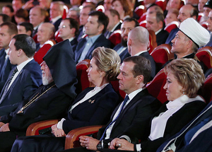 Муфтий Гайнутдин принял участие в торжествах по случаю 70-летия Патриарха Кирилла