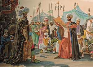Картина из собрания Музея ислама в казанской мечети 