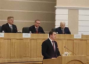 Даулет Балтабаев принял участие в церемонии представления врио губернатора Омской области Виталия Хоценко