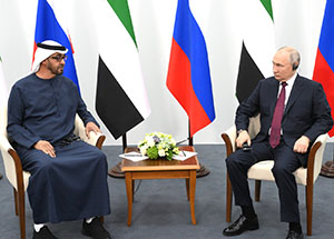Президент Эмиратов Нахайян президенту Путину: мы строим сильные и крепкие отношения