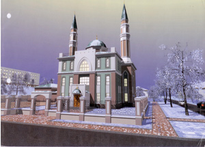 Эскиз мечети в Костроме