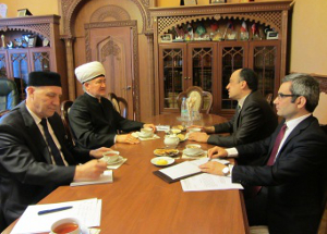 Муфтий шейх Равиль Гайнутдин встретился с Послом Турции Умитом Ярдымом